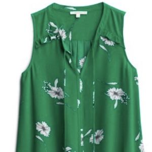 Kelly green sleeveless top - brand new!